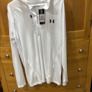 Under Armour White Performance Long Sleeve